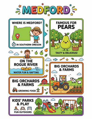 Medford I USA I Educational Infographic