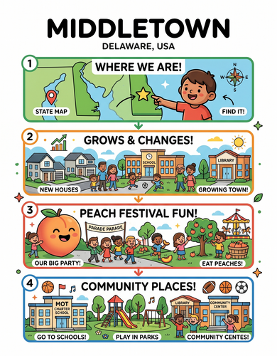 Middletown I USA I Educational Infographic