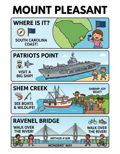 Mount Pleasant I USA I Educational Infographic