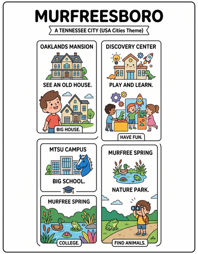 Murfreesboro I USA I Educational Infographic