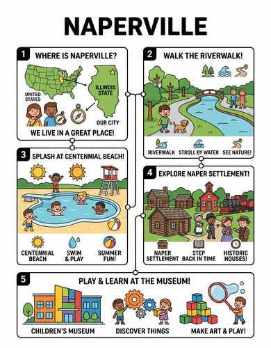 Naperville I USA I Educational Infographic