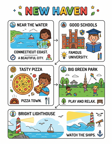 New Haven I USA I Educational Infographic