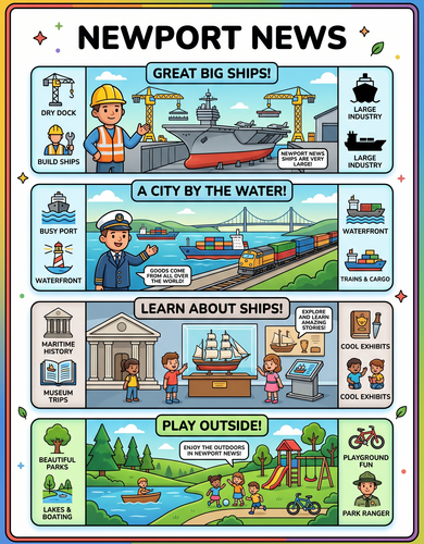 Newport News I USA I Educational Infographic