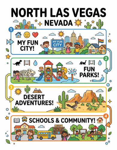 North Las Vegas I USA I Educational Infographic