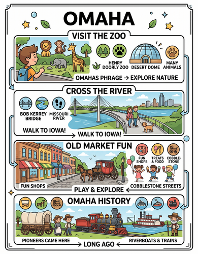 Omaha I USA I Educational Infographic