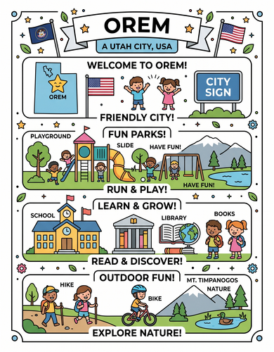 Orem I USA I Educational Infographic