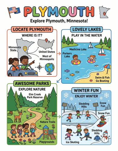 Plymouth I USA I Educational Infographic