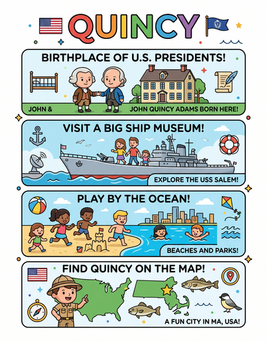Quincy I USA I Educational Infographic