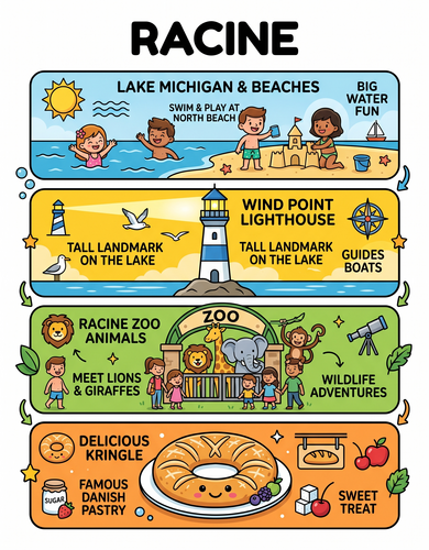 Racine I USA I Educational Infographic