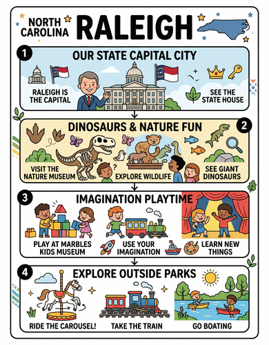 Raleigh I USA I Educational Infographic