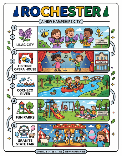 Rochester_ I USA I Educational Infographic
