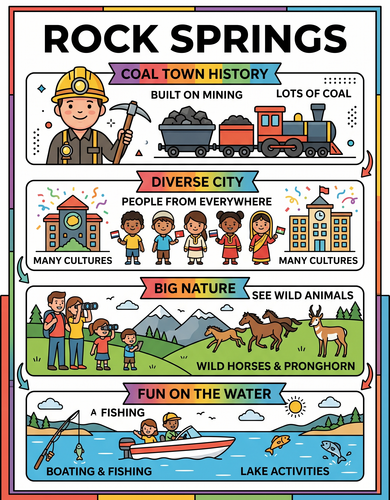 Rock Springs I USA I Educational Infographic