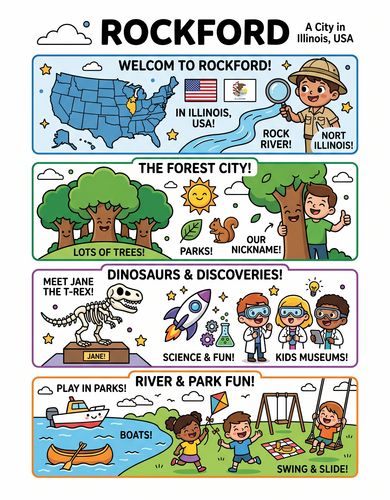 Rockford I USA I Educational Infographic