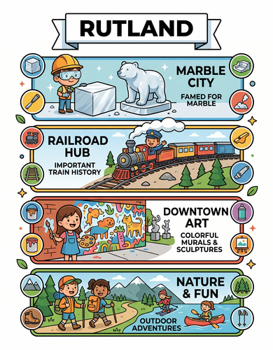 Rutland I USA I Educational Infographic