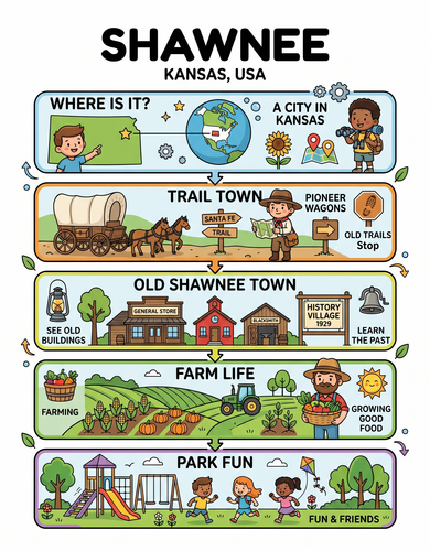 Shawnee I USA I Educational Infographic