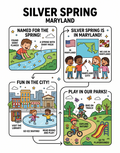 Silver Spring I USA I Educational Infographic