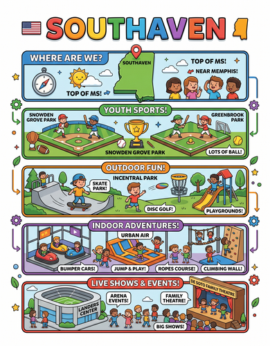 Southaven I USA I Educational Infographic
