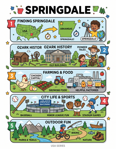 Springdale I USA I Educational Infographic