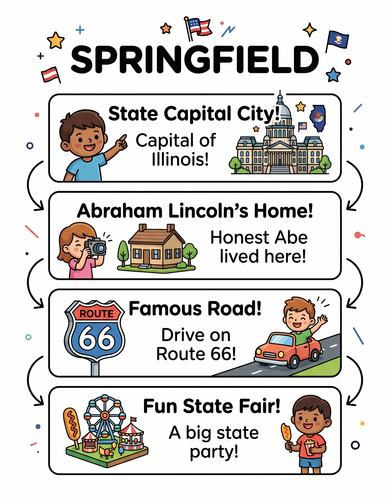 Springfield I USA I Educational Infographic