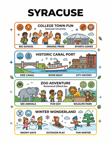 Syrcuse I USA I Educational Infographic