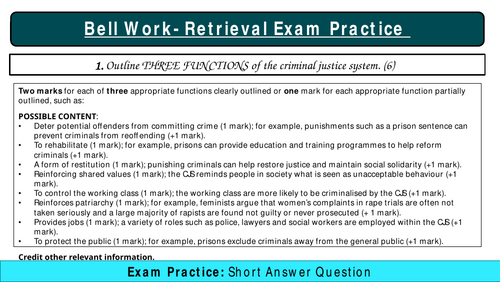 Crime and Deviance:  Topic 1- Left and Right Realism