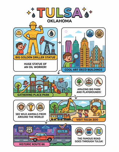 Tulsa I USA I Educational Infographic
