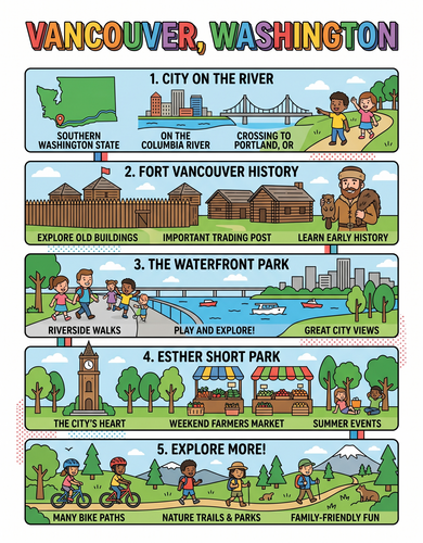 Vancouver I USA I Educational Infographic