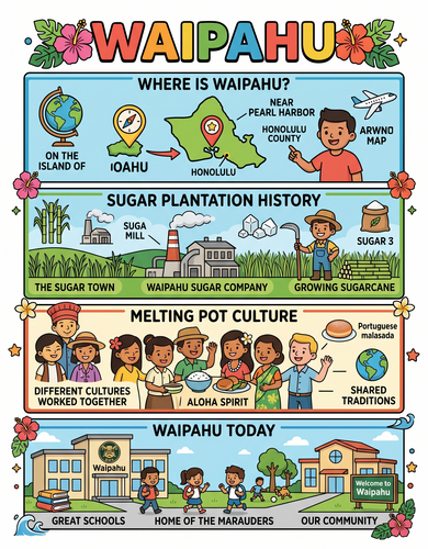 Waipahu I USA I Educational Infographic