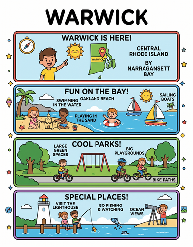 Warwick I USA I Educational Infographic