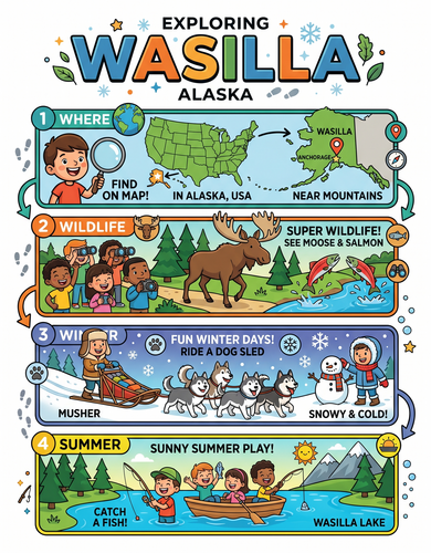 Wasilla I USA I Educational Infographic