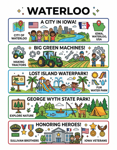 Waterloo I USA I Educational Infographic