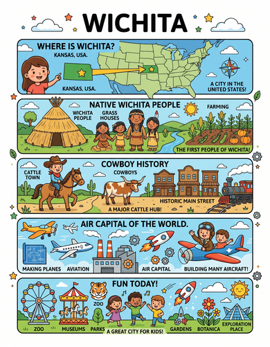 Wichita I USA I Educational Infographic