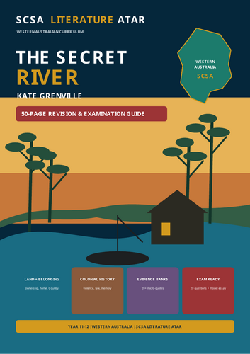SCSA Literature ATAR | The Secret River | 60-Page Revision Guide + Answers