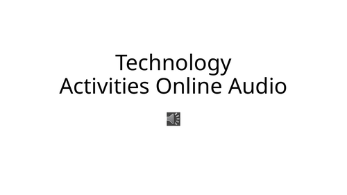 AQA GCSE 2026: Activities Online Listening | Technology (French Foundation)