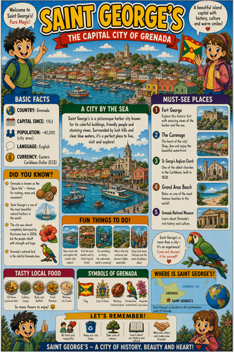 Saint George's I Geography I Educational Infographic