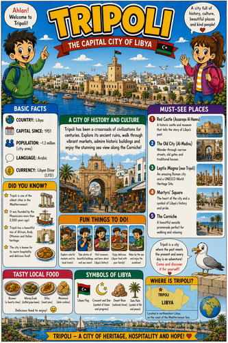 TripolI Geography I I Geography I Educational Infographic