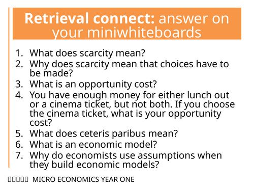 AQA Economics - Law of demand