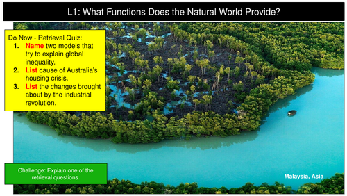Earth's Natural Functions