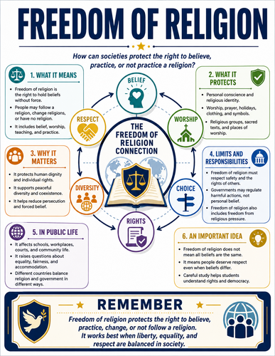 Freedom of Religion I Religion I Infographic