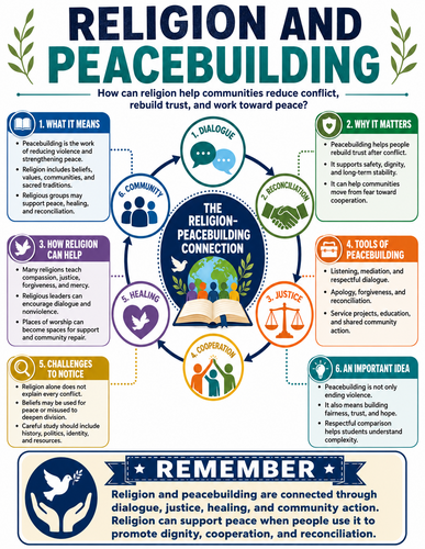 Religion and Peacebuilding I Religion I Infographic