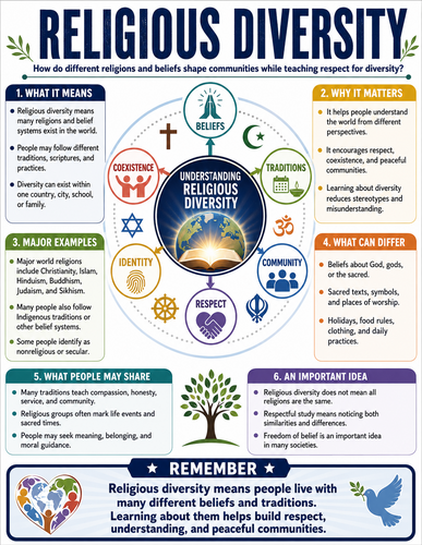 Religious Diversity I Religion I Infographic