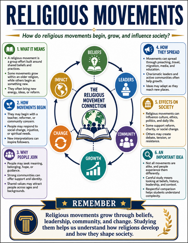 Religious Movements I Religion I Infographic