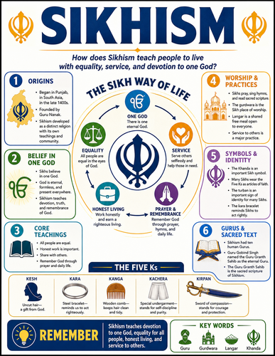 Sikhism I Religion I Infographic