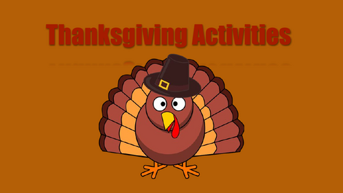 Thanksgiving Activity Packet