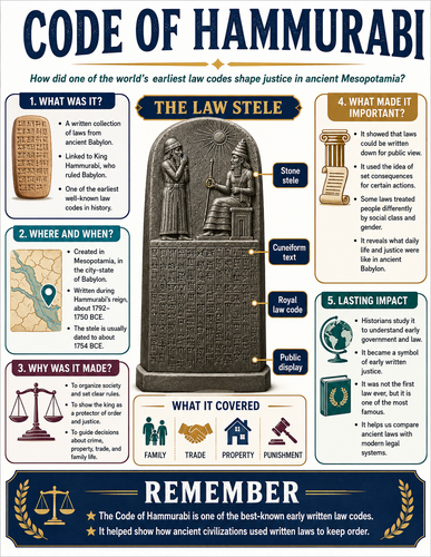 Code of Hammurabi I History I Infographic