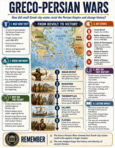 Greco-Persian Wars I History I Infographic