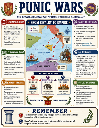 Punic Wars I History I Infographic