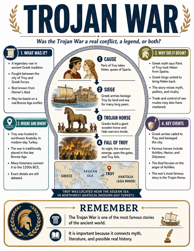 Trojan War I History I Infographic