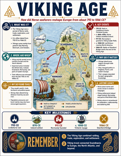 Viking Age I History I Infographic
