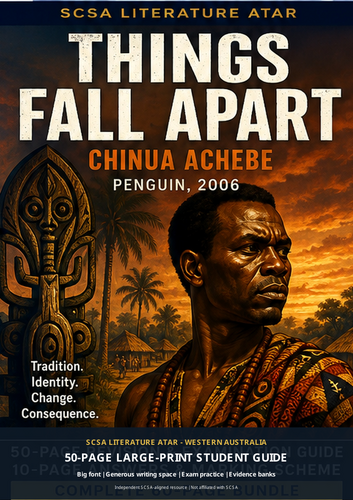 SCSA Literature ATAR | Things Fall Apart | 50-Page Revision Guide + 10-Page Answers